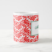 Mug personnalisé rouge ivoire (Devant)