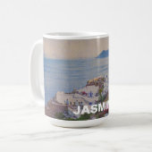 Mug personnalisé Santorin Grèce (Devant gauche)