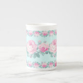 Mug personnalisé shabby chic cadeau floral pour el (Devant)