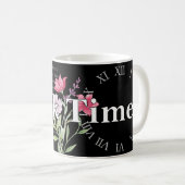 Mug personnalisé "Shhh...it's Book Time" (Devant droit)