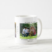 Mug Personnalisé simple à deux photos (Devant droit)