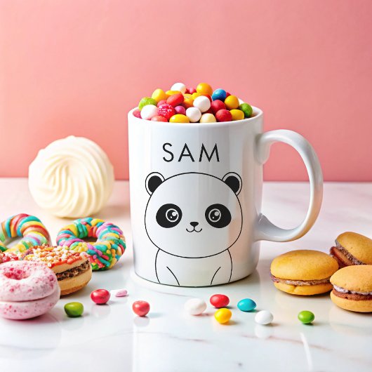 Mug Personnalisé Simple Cute Panda kawaii
