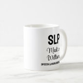Mug Personnalisé SLP Voix Langue Pathologiste Cadeau (Devant droit)