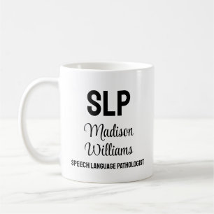 Mug Personnalisé SLP Voix Langue Pathologiste Cadeau