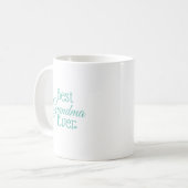 Mug Personnalisé turquoise & Or (Devant gauche)