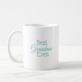 Mug Personnalisé turquoise & Or (Gauche)