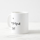 Mug Personnalisé "Un cadeau réfléchi" (Devant gauche)