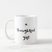 Mug Personnalisé "Un cadeau réfléchi" (Gauche)