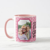 Mug Personnalisé Un Grand-Mère Rose Blanc (Gauche)