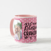 Mug Personnalisé Un Grand-Mère Rose Blanc (Devant gauche)