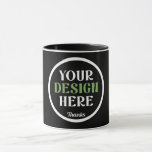 Mug personnalisé, unique, élégant et minimaliste<br><div class="desc">Ce design est accessible à tous. N'hésitez pas à customiser le logo,  les images,  le texte et les couleurs selon vos préférences. Merci beaucoup.</div>