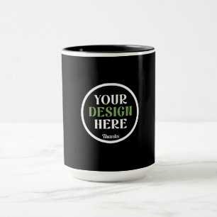 Mug personnalisé, unique, élégant et minimaliste