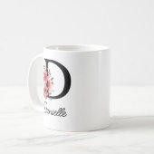 Mug personnalisé unique | Masque de texte et d'ima (Devant gauche)