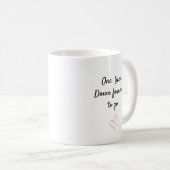Mug personnalisé unique | Masque de texte et d'ima (Devant droit)