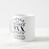 Mug Personnalisé Vintage à la perfection (Devant gauche)