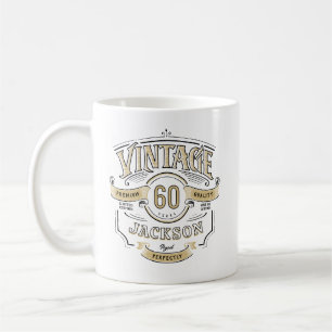 Mug Personnalisé Vintage Âgé À Perfection Anniversaire