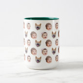 Mug personnalisé visage bébé, Custom Family 3 Phot (Centre)