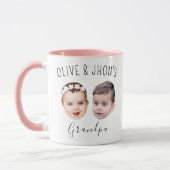 Mug Personnalisé Visage Bébé, Mug Petit-Enfant Per (Gauche)