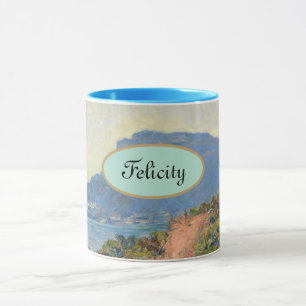 Mug Personnalisé "Votre nom" Claude Monet Mountain