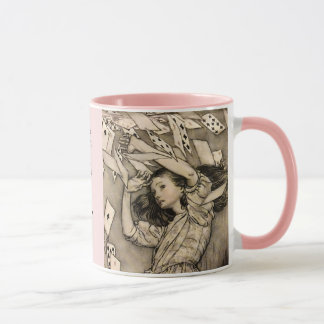 Mug Personnalisé votre nom Vintage Alice au pays des m