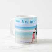 Mug Personnalisé votre photo personnalisée et votre te (Devant gauche)