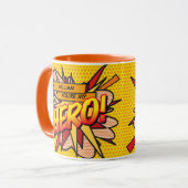 Mug Personnalisé Vous êtes mon HERO Comic Book Pop Art (Devant gauche)