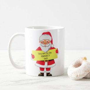 MUG PERSONNALISÉ "VOUS ÊTES SUR PÈRE NOËL LA LISTE NAU