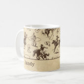 Mug Personnalisé Western Rodeo Cowboy (Devant gauche)