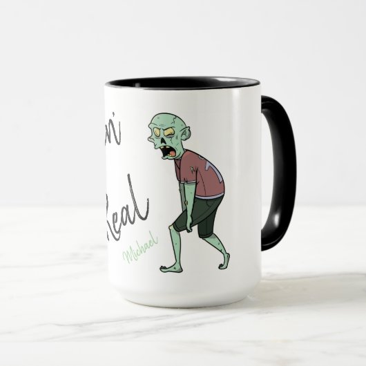 Mug Personnalisé Zombie Creepin'it Real (Devant droit)