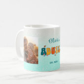 Mug Personnalisée Abuela Photo Parties scintillant Sup (Devant gauche)