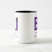 Mug Personnalisée BJJ Way I Roll Jiu Jitsu Purple Belt (Centre)