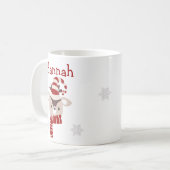 Mug personnalisée de Noël de l'enfant (Devant gauche)