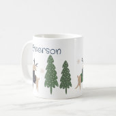 Mug personnalisée de Noël de l'enfant (Devant gauche)