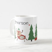 Mug personnalisée de Noël de l'enfant (Devant gauche)