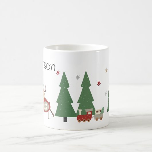 Mug personnalisée de Noël de l'enfant (Centre)