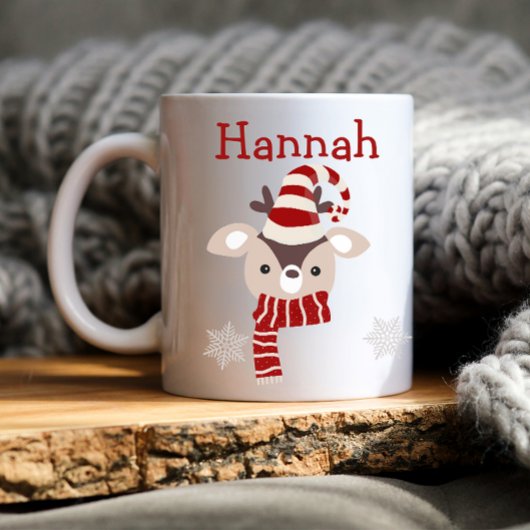 Mug personnalisée de Noël de l'enfant