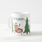 Mug personnalisée de Noël de l'enfant (Devant gauche)