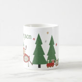 Mug personnalisée de Noël de l'enfant (Centre)