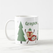 Mug personnalisée de Noël de l'enfant (Gauche)