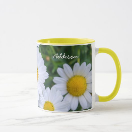 Mug Personnalisée De Ringgeur Jaune Avec Faisceau (Droite)