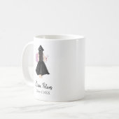 Mug personnalisée, diplôme, classe de 20XX, (Devant gauche)