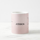 Mug Personnalisée Elle Croyait Qu'Elle Pourrait Rose G (Centre)