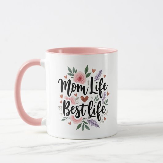 Mug Personnalisée Maman Life Best Life (Gauche)