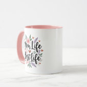 Mug Personnalisée Maman Life Best Life (Devant gauche)