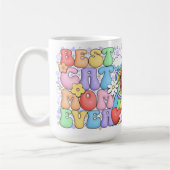 Mug Personnalisée Meilleure maman de chat Jamais perso (Gauche)