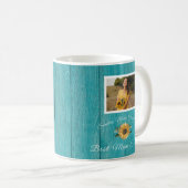 Mug Personnalisée Meilleure mère maman | Turquoise de  (Devant droit)