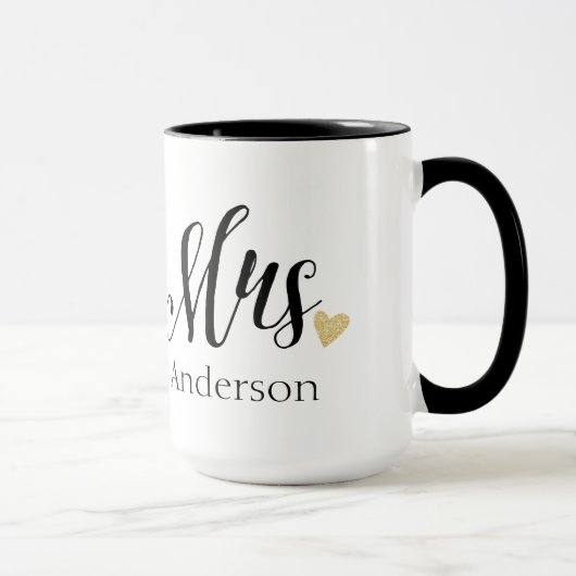 Mug Personnalisée Mme | Épouse à devenir (Droite)