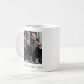 Mug Personnalisée Nous t'aimons Grand-mère Photo Simpl (Devant gauche)