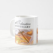 Mug Personnaliser, 10e anniversaire d'ordination, Croi (Devant gauche)