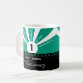 Mug Personnaliser, 1ère année Anniversaire de l'employ (Devant gauche)